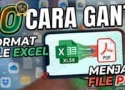 10 Cara Ganti Format File Excel Menjadi File PDF