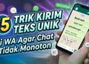 15 Trik Kirim Teks Unik di WA Agar Chat Tidak Monoton