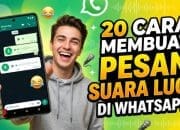 20 Cara Membuat Pesan Suara Lucu di WhatsApp