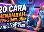 20 Cara Menambah Efek Suara Unik di Video Tanpa Aplikasi