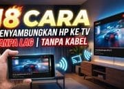 18 Cara Menghubungkan HP ke TV Tanpa Lag Tanpa Kabel