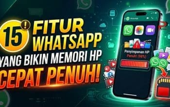 15 Fitur WhatsApp yang Bikin Memori HP Cepat Penuh