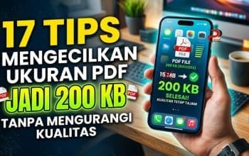 17 Tips Mengecilkan Ukuran PDF Jadi 200 KB Tanpa Mengurangi Kualitas